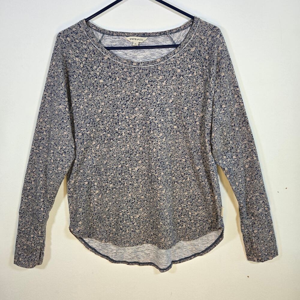 Frye And Co. Floral Women's Pullover Top. Size Large .